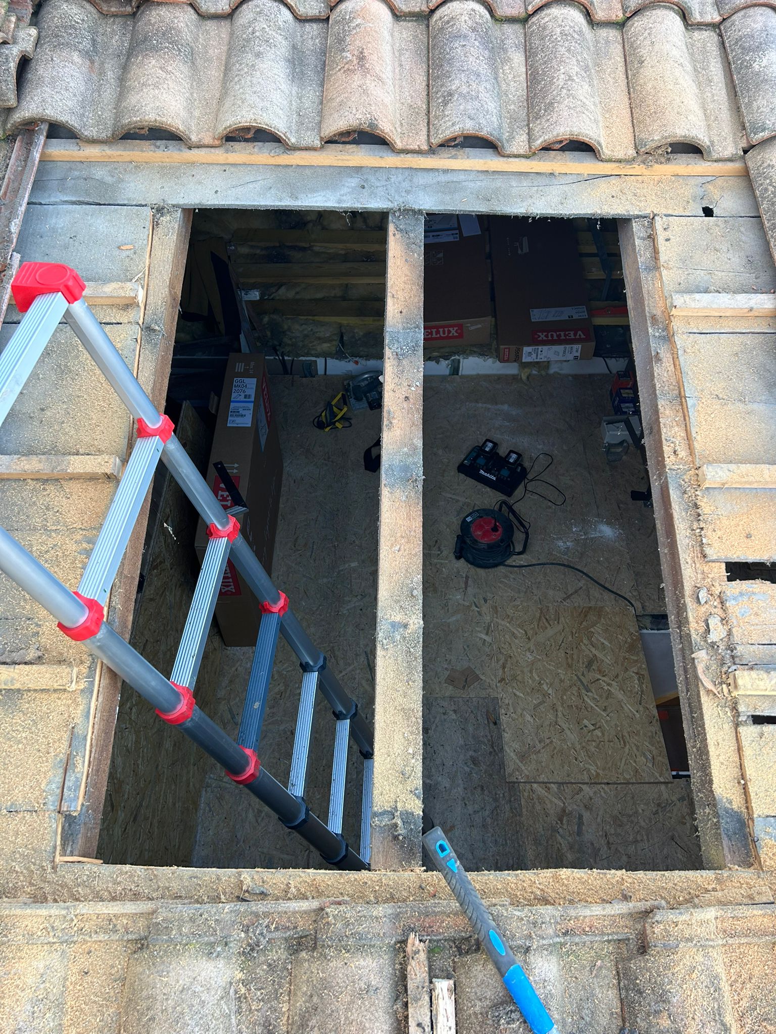 Toiture avant rénovation